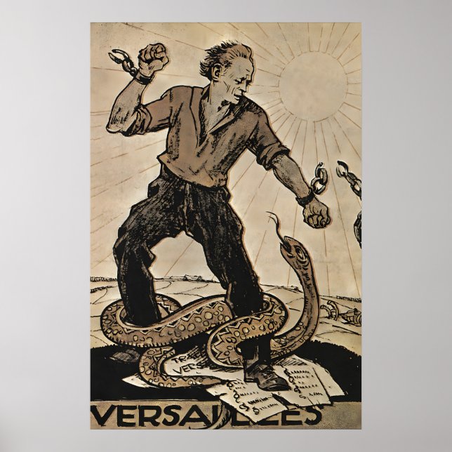Affiche de propagande allemande de la Première Gue (Devant)