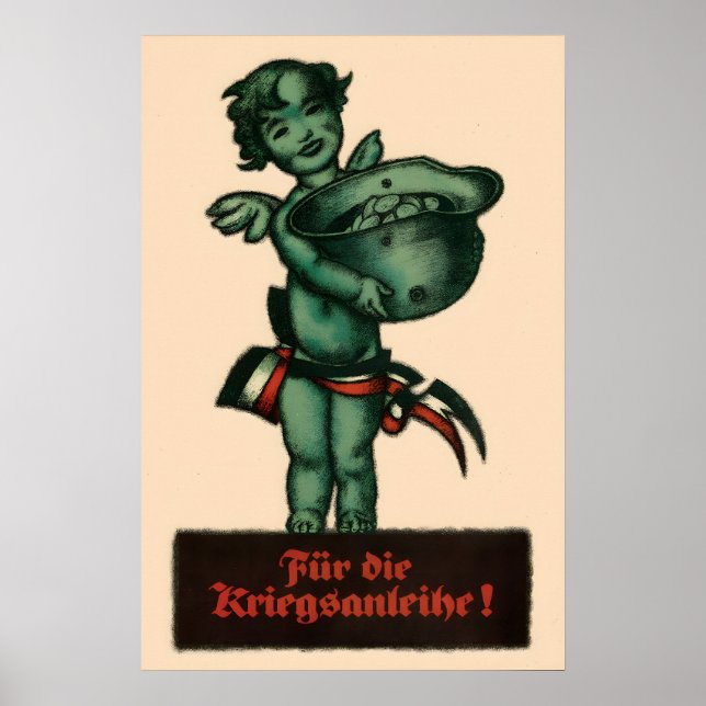 Affiche de propagande allemande de la Première Gue (Devant)