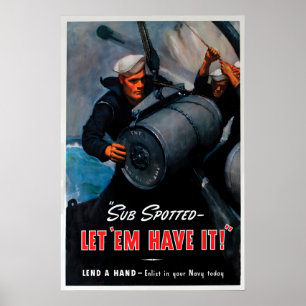 Affiche de propagande américaine de la Seconde Gue