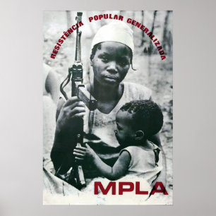 Affiche de propagande angolaise des années 1970 So