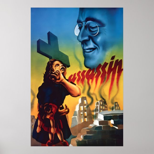 Affiche de propagande anti-Roosevelt de la Seconde (Devant)