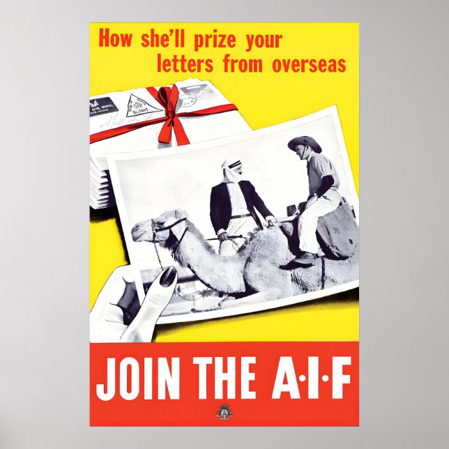 Affiche de propagande australienne de la Première  (Devant)