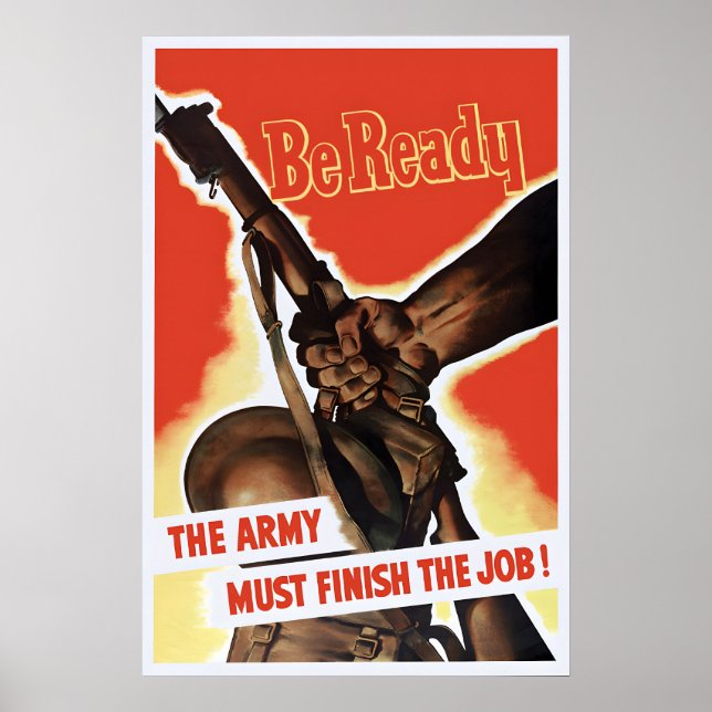 Affiche de propagande canadienne de la Seconde Gue (Devant)