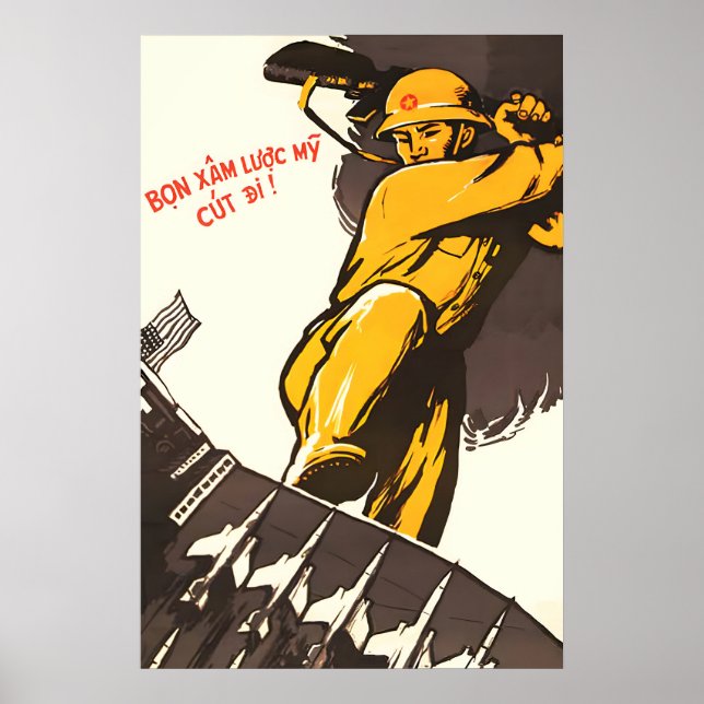 Affiche de propagande de la guerre du Vietnam 1966 (Devant)