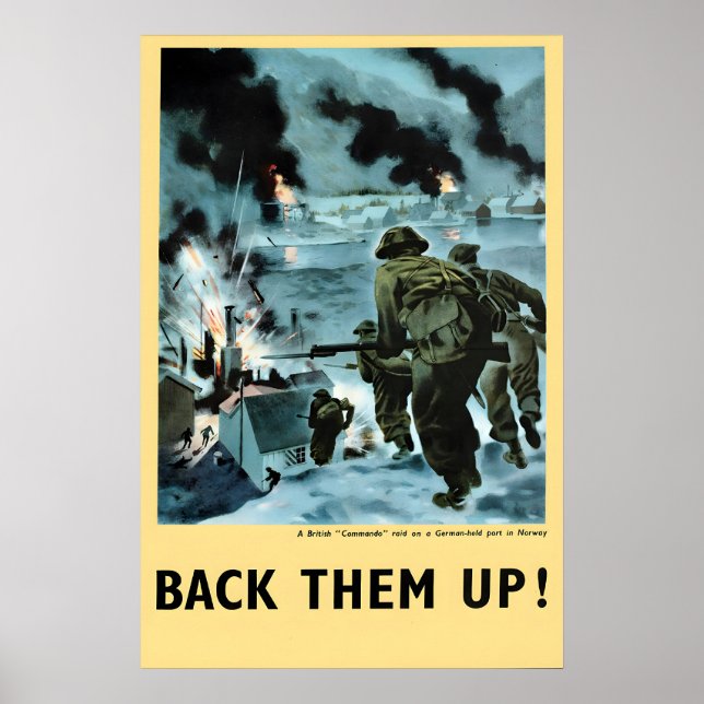 Affiche de propagande de la Seconde Guerre mondial (Devant)