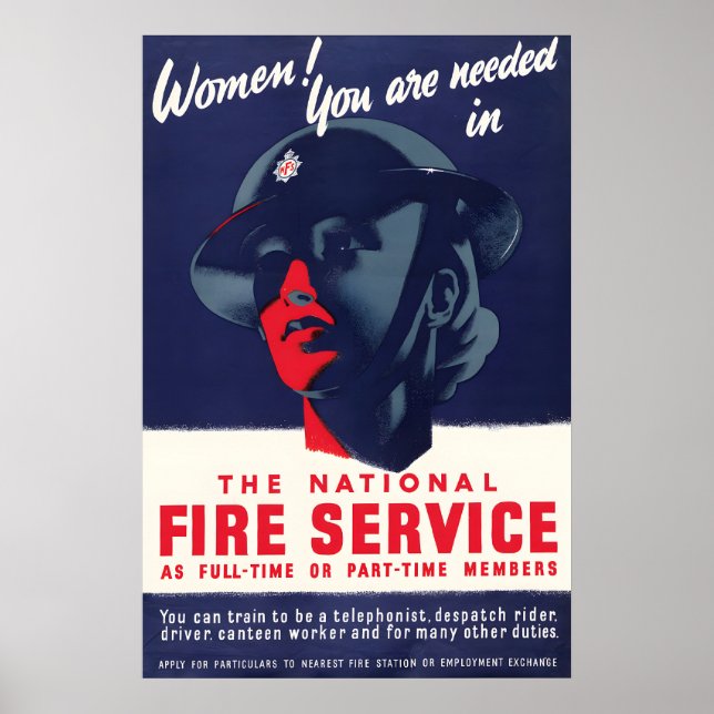 Affiche de propagande de la Seconde Guerre mondial (Devant)