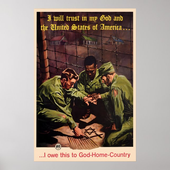 Affiche de propagande de l'armée américaine de la  (Devant)