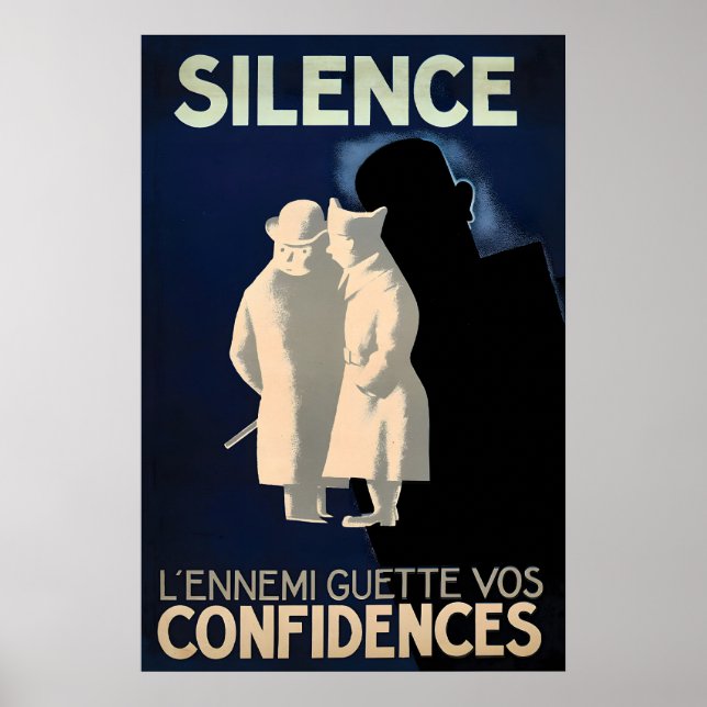 Affiche de propagande française de la Seconde Guer (Devant)