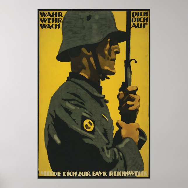 Affiche de propagande impériale allemande de la Pr (Devant)