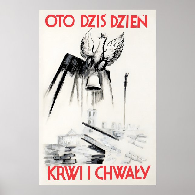 Affiche de propagande polonaise de la Seconde Guer (Devant)