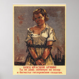 Affiche de propagande soviétique