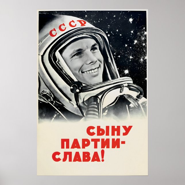 Affiche de propagande soviétique -Vive le fils du (Devant)