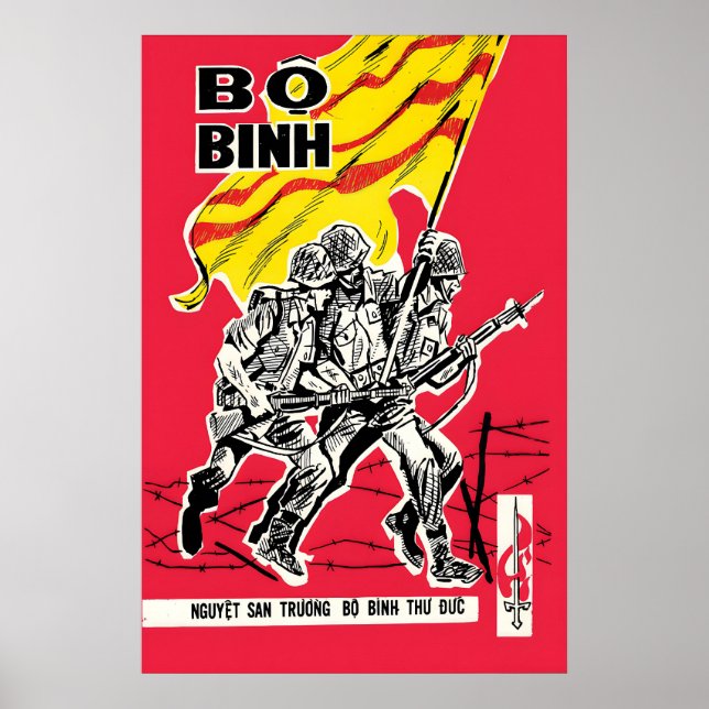 Affiche de propagande sud-vietnamienne Impression  (Devant)
