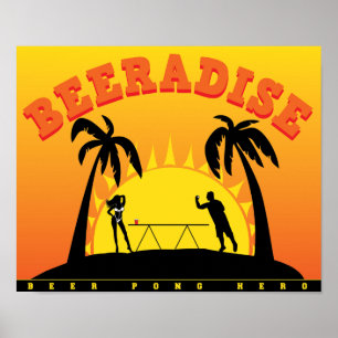 Affiche de puanteur de bière de Beeradise