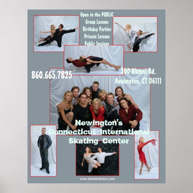 Affiche de publicité de Newington (Devant)