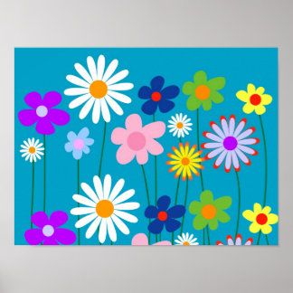 affiche de puissance de fleur DE 14.95