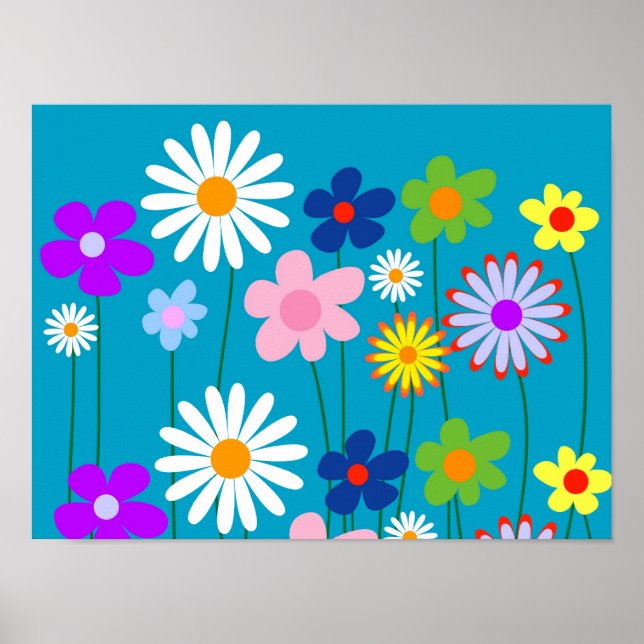 affiche de puissance de fleur DE 14.95 (Devant)
