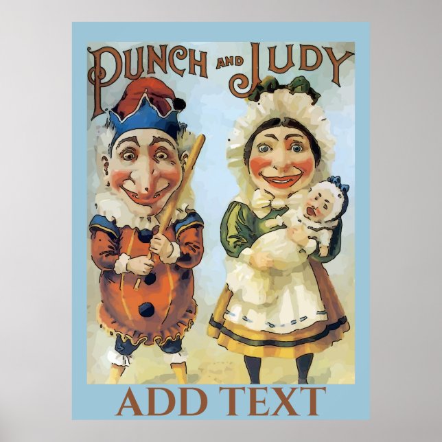 Affiche de Punch et Judy (Devant)