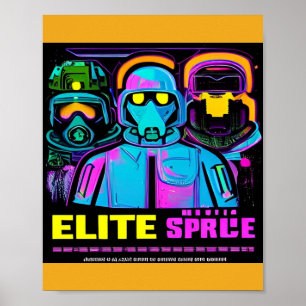 Affiche de recrutement de la propagande Cyberpunk