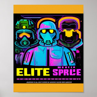 Affiche de recrutement de la propagande Cyberpunk