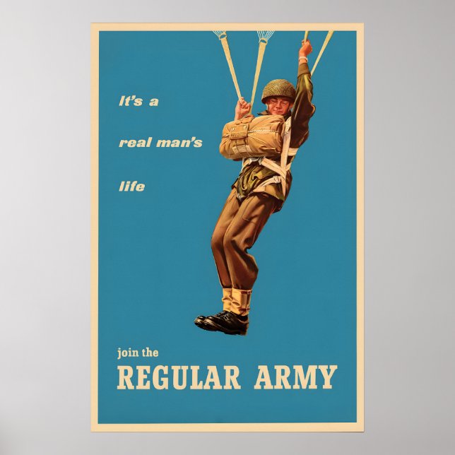 Affiche de recrutement de la Seconde Guerre mondia (Devant)