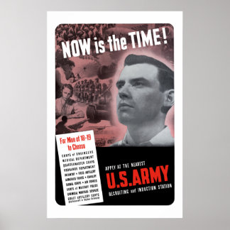 Affiche de recrutement de l'armée de 2ème guerre m
