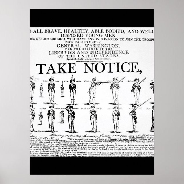 Affiche de recrutement de l'armée utilisée pendant (Devant)