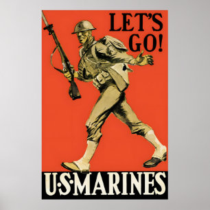Affiche de recrutement des Marines américains Prop