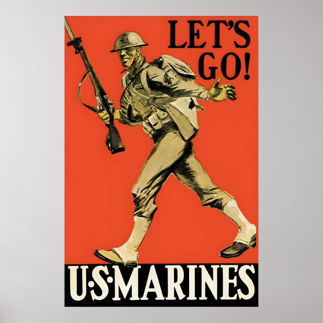 Affiche de recrutement des Marines américains Prop (Devant)