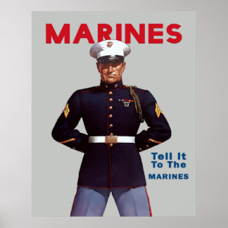 Affiche de recrutement des Marines de la Seconde G