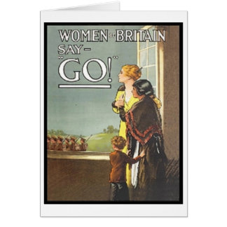 Affiche de recrutement pour les femmes vintages br