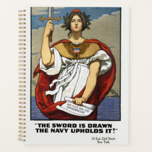 Affiche de recrutement vintage de la marine de la