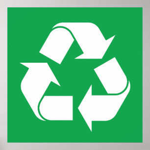 Affiche de recyclage