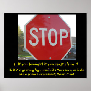 Affiche de réfrigérateur de bureau