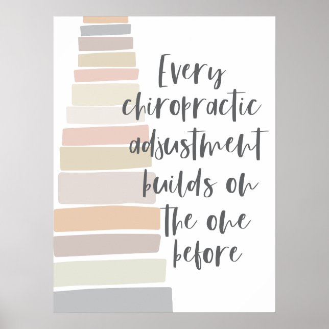Affiche de réglage chiropratique, Chiropratique  (Devant)