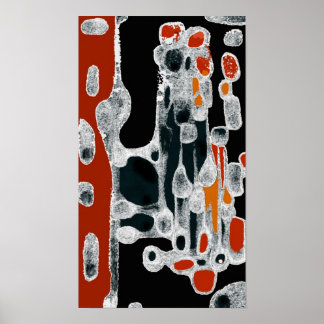 Affiche de réinstallation Abstraite