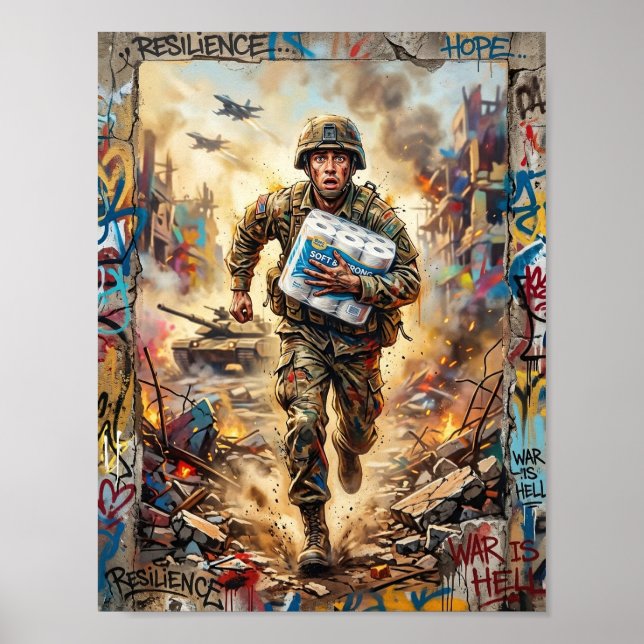 Affiche de Résilience et d'Espoir au Milieu des Ru (Devant)