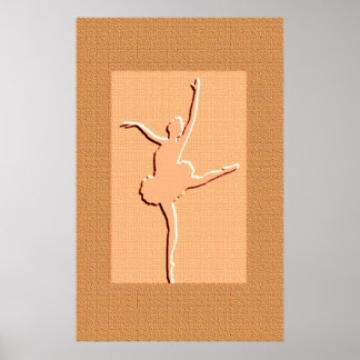 Affiche de rêve de danseuse