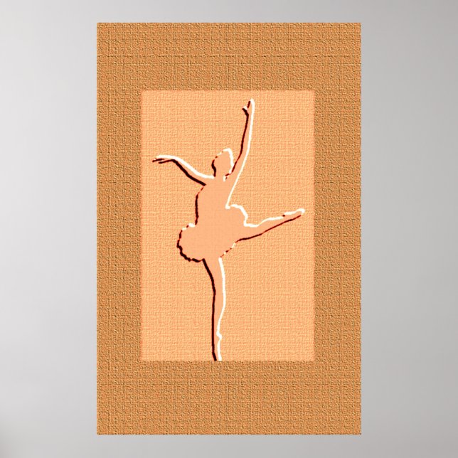 Affiche de rêve de danseuse (Devant)