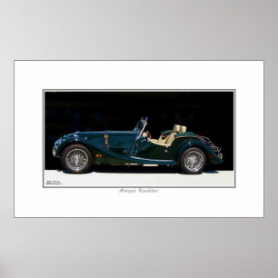 AFFICHE DE ROADSTER DE MORGAN