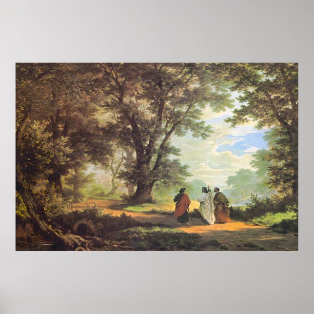 Affiche de Robert Zund Route d'Emmaüs (Devant)