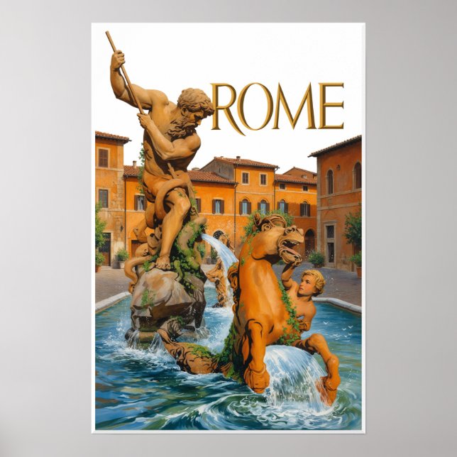 Affiche de Rome  (Devant)