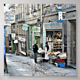 Affiche de rue de St Malo