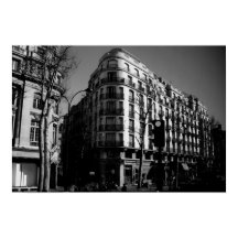 Affiche de rue parisienne