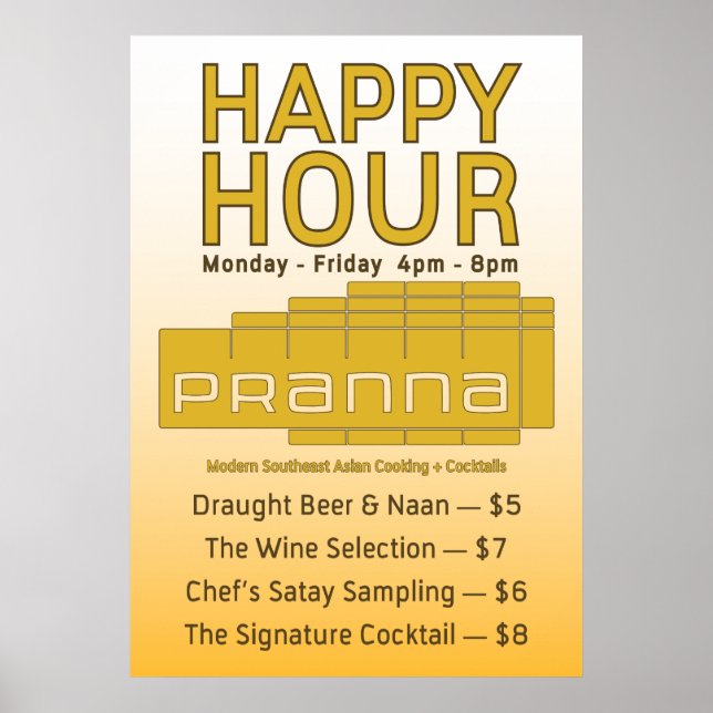 affiche de rue pranna (Devant)