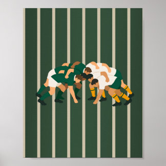 Affiche de rugby pour chambre d'enfant