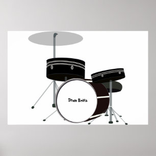 Affiche de rythmes de tambour