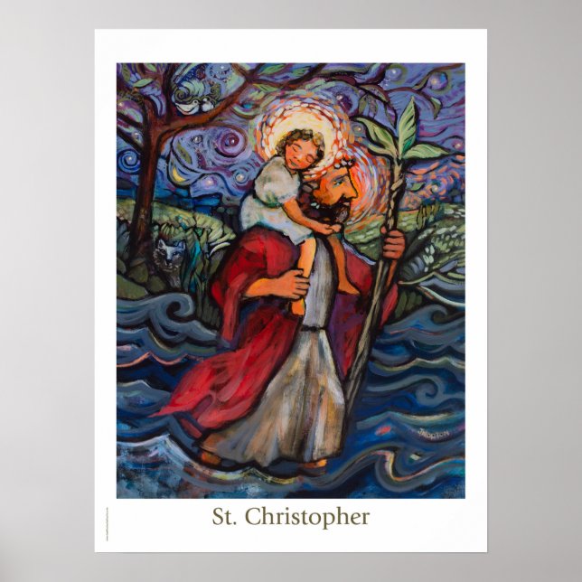 Affiche de salle de classe St. Christopher (Devant)