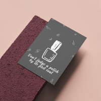 Affiche de salon de manucure minimaliste
