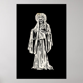 Affiche de Santa Muerte | Saint folklorique mexica